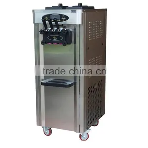 Auto Refrigerated Ice Cream Maker 3 Flavors Commercial Soft Ice Cream Machine25l Capacity/Auto Refrigerated Ice Cream Maker thumbnail-2