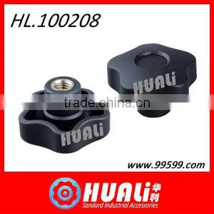M12 Female Thread 63mm Dia Plasitc Star Head Screw Knobs thumbnail-1