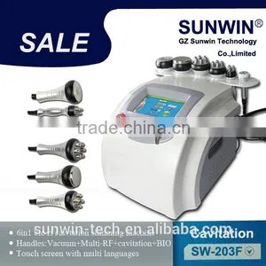 Ultrasonic Fat Cavitation Machine 6in1RF Cavitation Slimming Machine/Cavitation Rf Slimming Machine(for Face Body Eye) 5 In 1 Slimming Machine thumbnail-1