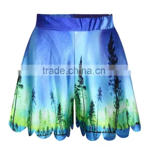 2015 Cargo Shorts Women Shorts Summer Printing Trees Pants Hot Shorts N14-48 thumbnail-1