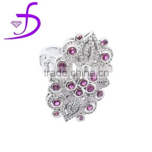 Zirconia Jewellery 925 CZ Fashion Ring Zirconia Mirco Pave Ring thumbnail-1