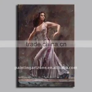 Impressionist Flamengo Dance Oil Painting thumbnail-1
