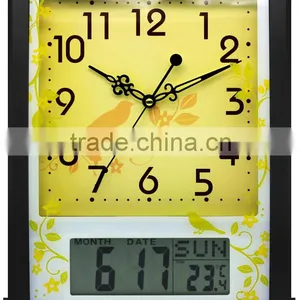 WC28201 Automatic Calender Wall Clock/selling Well All Over the World thumbnail-1