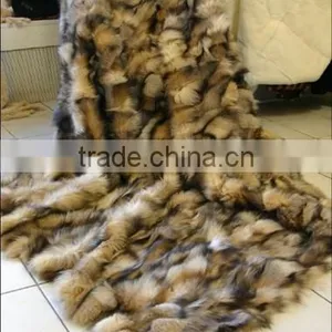 Whoilesale Genuine Fox Fur Blanket thumbnail-5