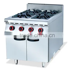 Commercial 4burners Gas Cooking Range thumbnail-3