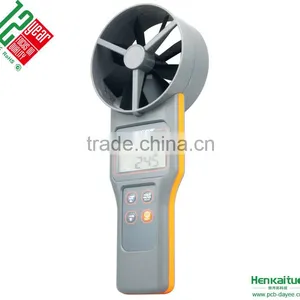AZ8919 10cm Vane Precision Digital Anemometer Carbon Dioxide CO2 Detector Temperature Humidity Air Flow Measuring Meter thumbnail-4