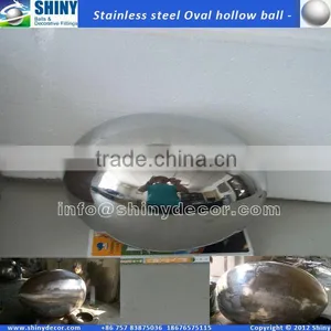 Stainless Steel Oval Hollow Ball thumbnail-1