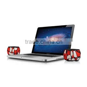 A26 Mini Double Drum Shape USB Input Multimedia Dual Speaker Box thumbnail-3