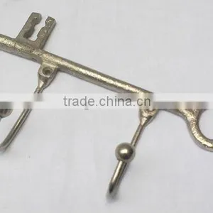 Cast Iron Hooks for Clothes With Nickel Plated thumbnail-1