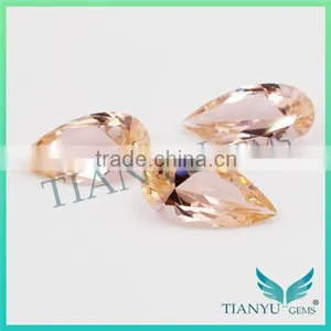 China Wholesale Gems for Jewelry Processing Synthetic #777 Long Pear Cut Nano Sital Gemstone Price thumbnail-3