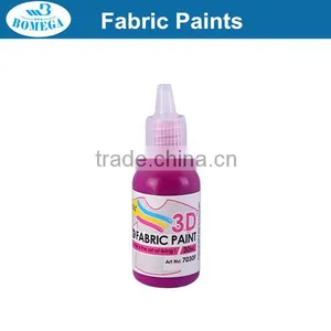 12 Colours 30ml 3D Waterproof Fabric Paint Wholesale thumbnail-2