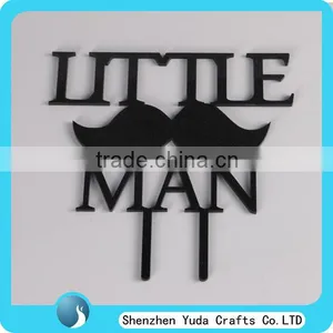 Romantic Mr. & Mrs. Silhouette For Bride and Groom Acrylic Cake Topper thumbnail-5