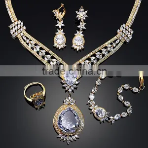 Italian 18k Gold Plated Fashion Jewelry Set thumbnail-1