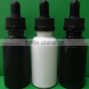 Matte Black Glass e Liquid Bottle With Glass Dropper and Childproof Cap From Shenzhen Manufacturer thumbnail-3