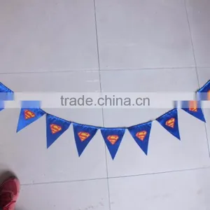 Party Decoration Event Using Party Item Superhero Color Flag Christmas Day Decoration thumbnail-2