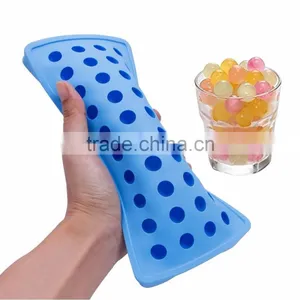 New Design Hot Selling Food Grade Flexible Silicone 40 Cavitys Ice Ball Mold thumbnail-5