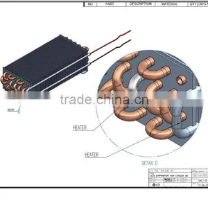 360*150*100MM Evaporator for Chiller thumbnail-5