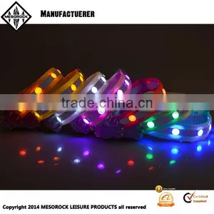 High Quality Custom Pet Collar Colorful Adjustable Led Nylon Dog Collar thumbnail-1