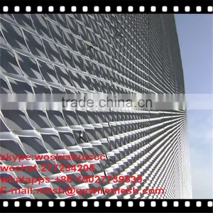 Hot Sale Black Powder Coated Decorative Aluminum Expanded Metal Mesh thumbnail-4