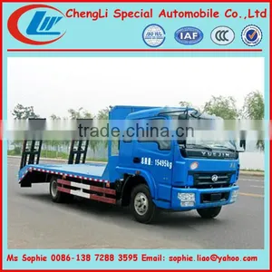 Yuejin Light Flat Bed Truck,eacxcavator Truck,flat Bed Recovery Truck 8tons thumbnail-1