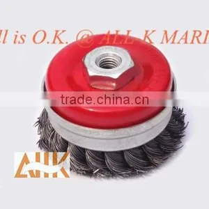 Knotted Wire Cup Brush thumbnail-1