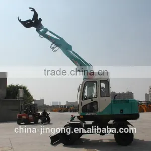 POWERFUL LOW PRICE SELLING JINGONG JGM9075L WHEEL EXCAVATOR HOT thumbnail-2