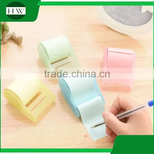 Promotional Wholesale Office Stationery Mini Portable Tear Roll Sticky Note Withadhesive Tape Holder thumbnail-1