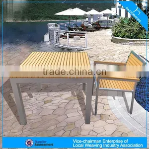 A - Outdoors Furniture Coffee Ps-wood Table and Chairs CF904C+27071 thumbnail-1
