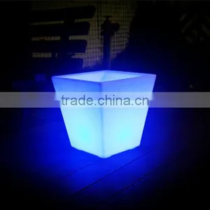 New Decorative Flashing Flower Plant Pot Led Light Lamp Garden Home thumbnail-3