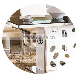 LH-232T Glass Top Dining Table thumbnail-1