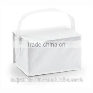 6 Cans Non-woven Foldable Cooler Bag With Handle for Promtional thumbnail-2