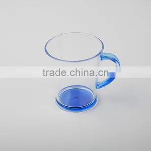 4-color Bottom Spray Colored Fashion Drinking Plastic Cup thumbnail-1