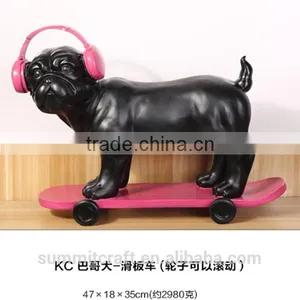 Scooter Pug Dog Resin Pug Puppies for Sale thumbnail-3