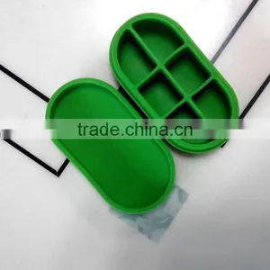 Eco-friendly Medical Convenient Seven Campartment Silicone Pill Case for Promotion thumbnail-2
