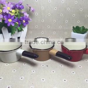 Stocked Korean Style Colorful Single Handle Cheap Ceramic Pots thumbnail-6