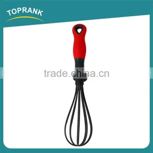 High Quality Food Grade Easy Clean Kitchen Egg Whisk Nylon Manual Egg Beater thumbnail-1