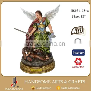 Resin Angel Statue Angel Figurine Archangel Michael thumbnail-1