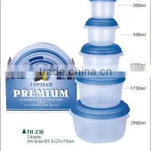 Round Plastic Freshness Preservation Strorage Box and Meal Prep Containers thumbnail-1