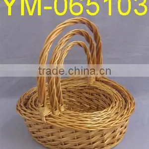 Wicker Christmas Basket thumbnail-1
