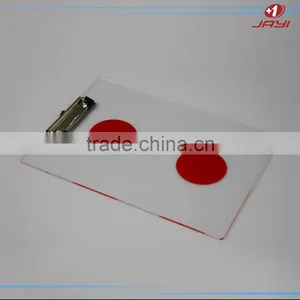 Wholesale Customize Office Stationery A3 A4 A5 Acrylic Plastic Clip Board With Metal Clip thumbnail-5