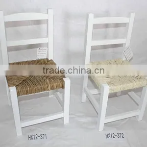 Haixin HX12-371 White Ladder Back Indoor Wood Chairs thumbnail-1