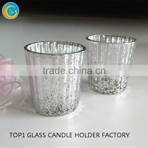 Cute Decorative Glass Candle Containers Beautiful Red Glass Jar Candle for Home Decoration thumbnail-6