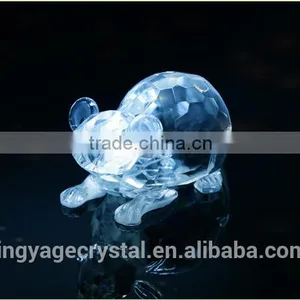 Latest Clear White Crystal Mouse Model Gift Craft thumbnail-3