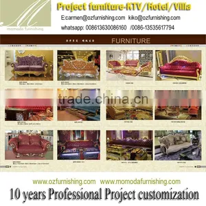 Living Room Solid Wood Sofa Set, Sofa Wood Carving Living Room Furniture thumbnail-4
