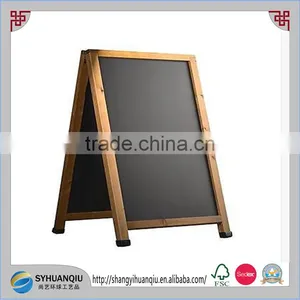Solid Handmade Pavement Signs Wooden A -frame Blackboard thumbnail-1