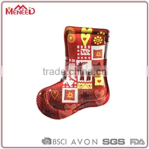 X'mas Decorative Sock Melamine Tray, Funky Sock Shaped Modern Christmas Plate thumbnail-1