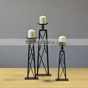 Floor Standing Metal Christmas Tree Candle Decoration Holders thumbnail-1