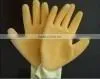 10G Seamless Cotton Line, Palm Coated Orange LATEX GLOVES thumbnail-1