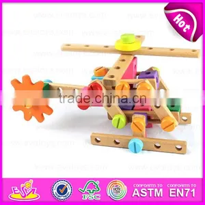 Amusing Educational Wooden Screw Assembly Toy Car for Kids,Multipurpose Wooden Toy Screw Nut Combination for Children W03C017 thumbnail-6