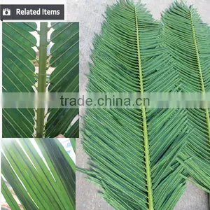 High Quality Outdoor Plastic Artificial Plam Tree Leaves thumbnail-3